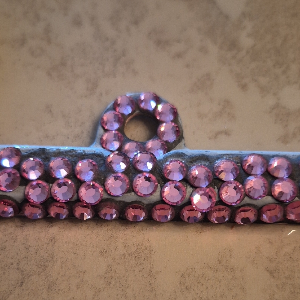 Pink Rhinestone License Plate Frame - Picture 3 of 5